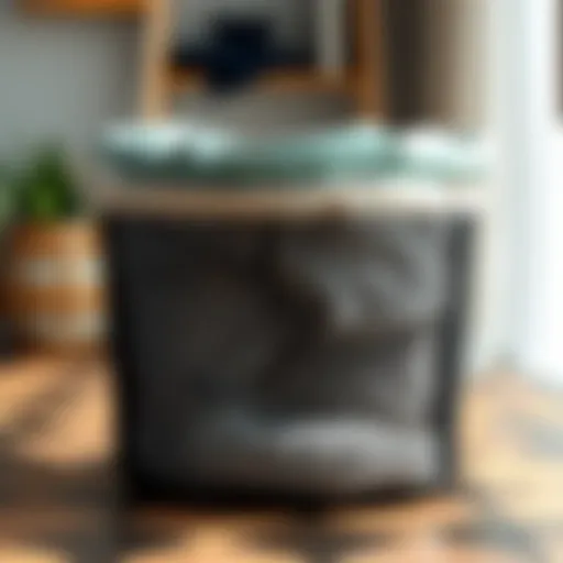 Innovative design of a pop up mesh laundry basket showcasing its versatility