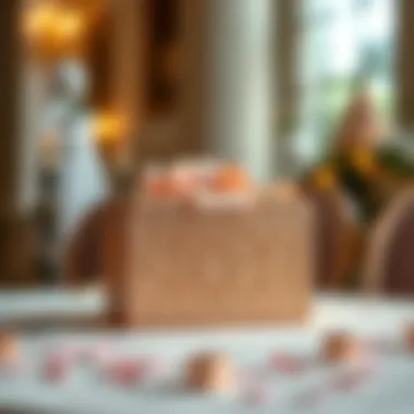 Stunning Rose Gold Card Box for Weddings Elegant rose gold wedding card box with intricate designs