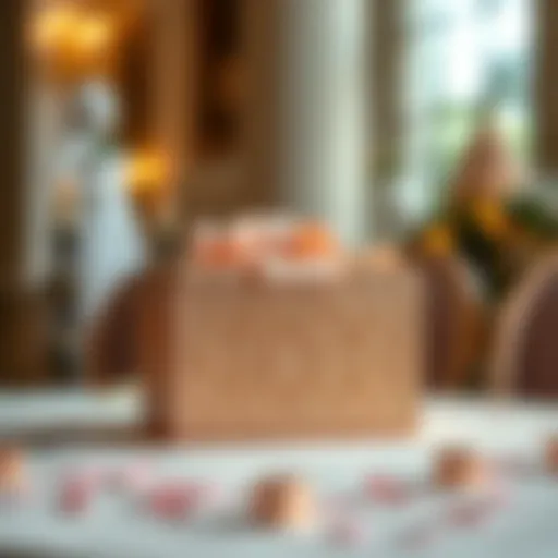 Stunning Rose Gold Card Box for Weddings Elegant rose gold wedding card box with intricate designs