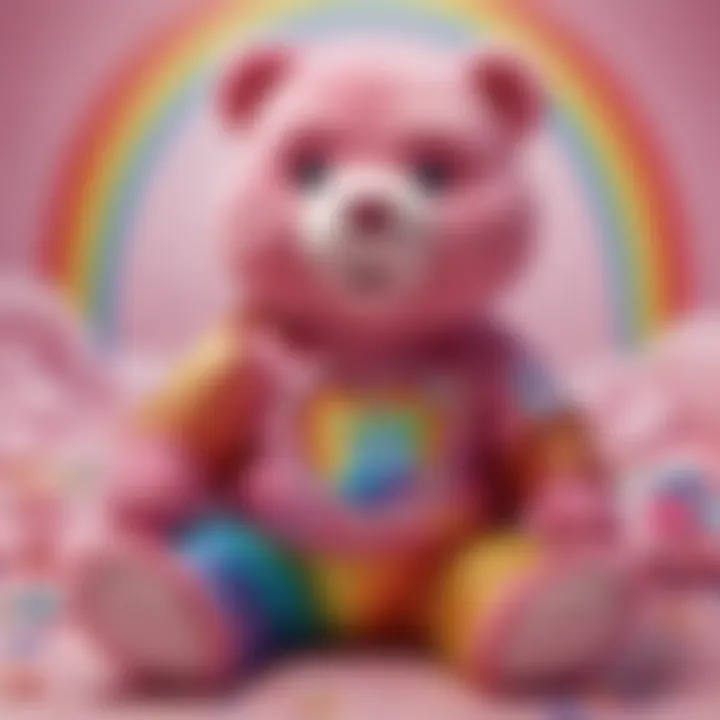 A collection of clothing inspired by the Rainbow Heart Care Bear