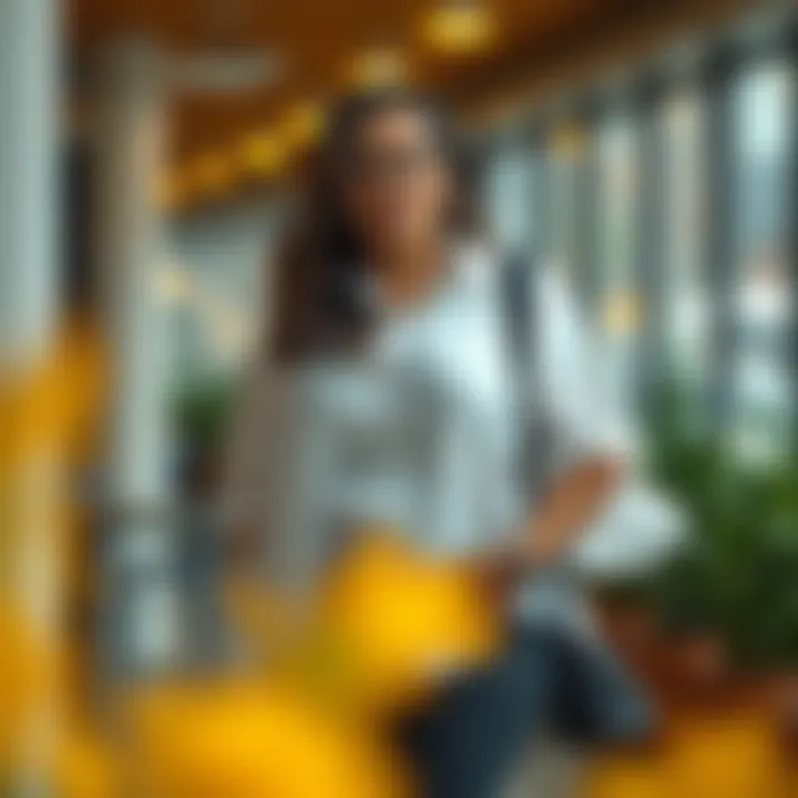 Confidence Redefined in Flowy Fashion A chic plus size individual confidently wearing a white flowy shirt in a casual setting