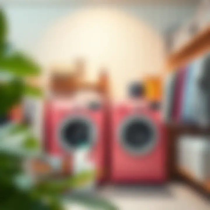 Sustainable laundry products on display