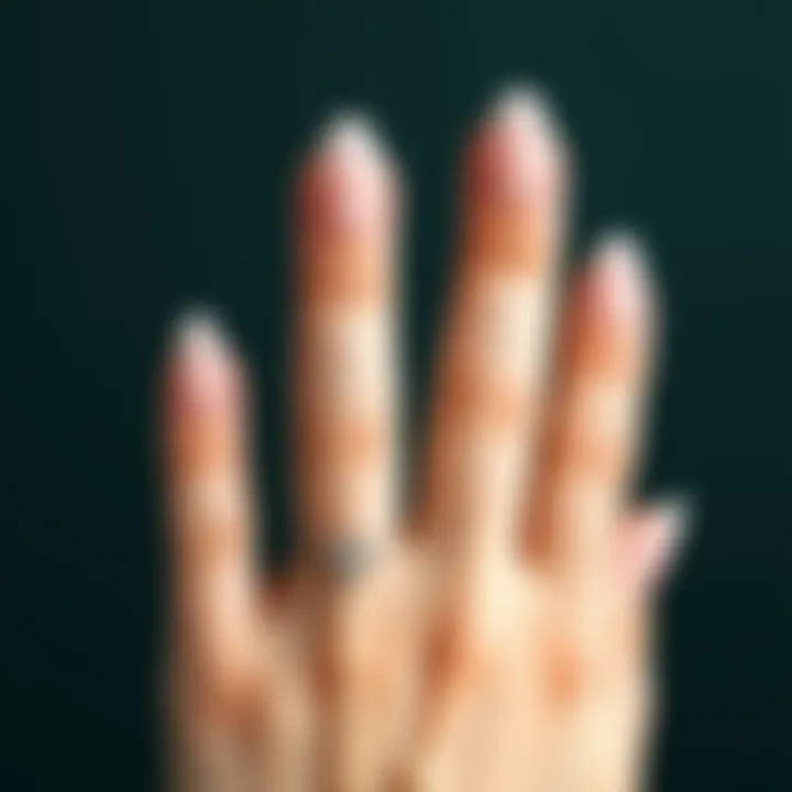 Stylish Press-On Nails for Special Occasions An elegant display of press-on nails suitable for special occasions