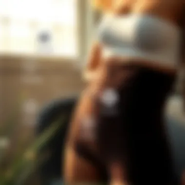 An illustration of the benefits of thermal waist trainers, featuring icons representing body shaping and increased sweat.