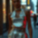 The Metallic Halter Top: A Modern Fashion Enigma Introduction