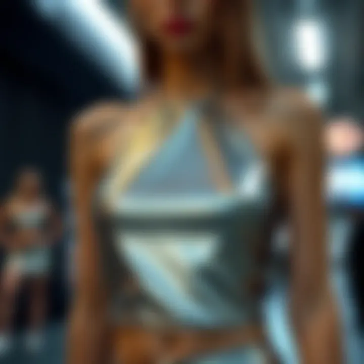 Notable The Metallic Halter Top: A Modern Fashion Enigma