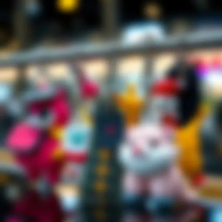 Diverse Designs of Bookbag Keychains A vibrant collection of unique keychains showcasing diverse designs.