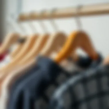 Comparison of various materials for skirt hangers