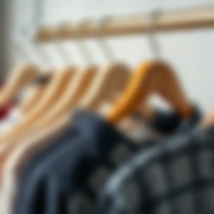 Comparison of various materials for skirt hangers