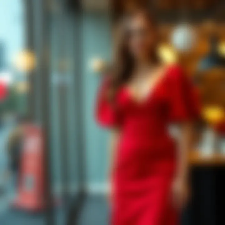 Notable The Timeless Appeal of the Red Knee-Length Cocktail Dress