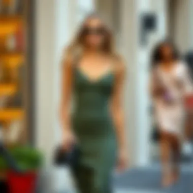 Chic Outfit Combinations Featuring Stretchy Dresses Stylish outfit combinations with fitted stretchy dresses