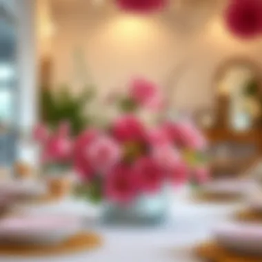 Creative DIY Centerpiece Idea Creative DIY centerpiece using flowers and decorative elements