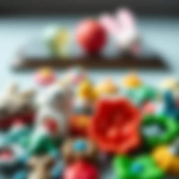 Crafted Designs Using Mini Cutters An assortment of finished polymer clay creations made with mini cutters