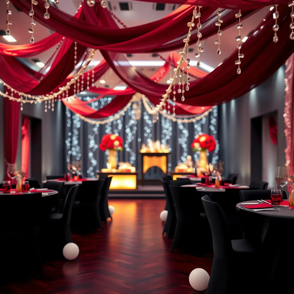 Innovative Red and Black Decoration Ideas for Parties