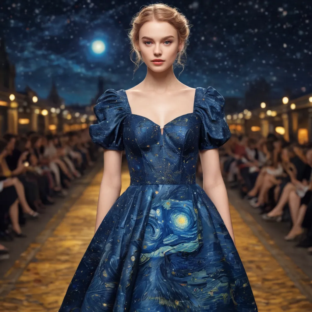 Fashion Meets Art: The Starry Night Dress Impact